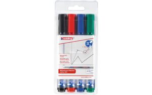 Edding Boardmarker 360 4er Etui Farben: schwarz, rot, blau, grün kaufen Schweiz | Mediatech.ch