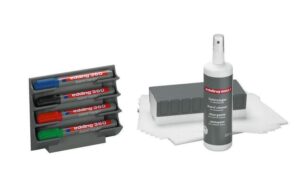 Edding Boardmarker Zubehörset BMA 15S Inhalt: Tafelreiniger, Tafelwischer mit 20