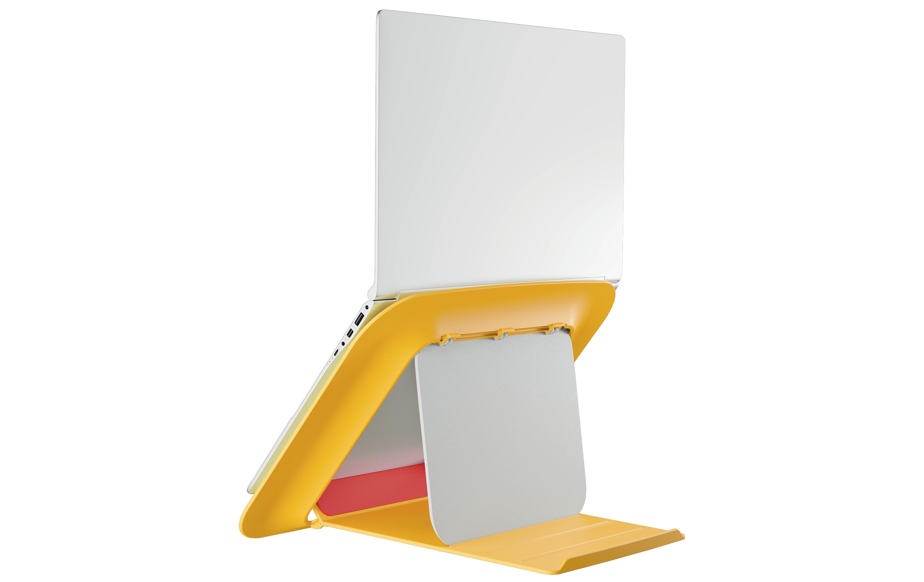 1317905_1 - Mediatech Leitz Laptopständer Ergo Cosygelb für Laptops von 13 bis 17