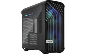 Fractal Torrent Compact Schwarz RGB TG Ligh 1x 3.5, 3x 2.5, 1x USB3.1 Type C, 2x USB3