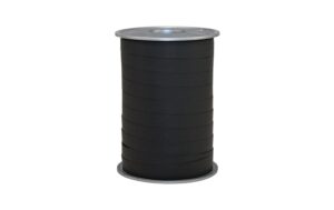 Pattberg Geschenkband Opak Matt Grösse 1 cm x 200 m: Farbe: Schwarz