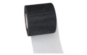 Pattberg Geschenkband Verona Tüll Grösse: 7.2 cm x 50 m Farbe: Schwarz