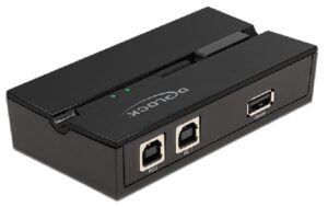 Delock 11491 USB2.0 Switch für 2 PC 2 PC's an 1 Gerät anschliessen