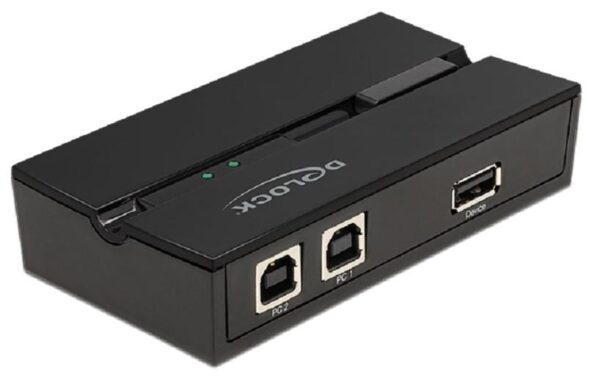 Delock 11491  USB2.0 Switch für 2 PC 2 PC's an 1 Gerät anschliessen
