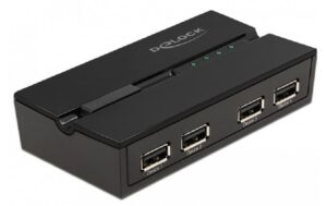 Delock 11494 USB2.0 Switch für 4 PC 4 PC's an 4 Geräte anschliessen kaufen Schweiz | Mediatech.ch