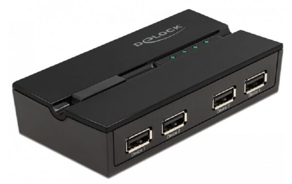 Delock 11494 USB2.0 Switch für 4 PC 4 PC's an 4 Geräte anschliessen
