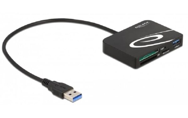 Delock USB 3.0 91756 USB Type-C 4 Slots 1x USB Typ-A, 1x XQD, 1x SD, 1x Micro SD kaufen Schweiz | Mediatech.ch