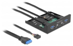 Delock USB Hub Front Panel 64150 2 x USB Typ-A + HD-Audio kaufen Schweiz | Mediatech.ch