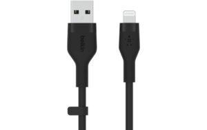 Belkin BOOST CHARGE Flex USB-A-Lightning 1m Silikon schwarz