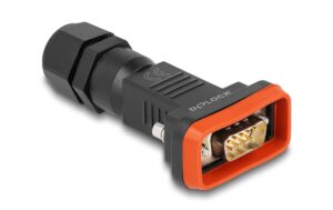 Delock D-Sub HD 9 Pin Stecker mit Gehäuse, IP67, wasserfest kaufen Schweiz | Mediatech.ch