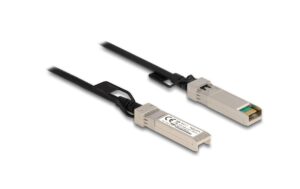 Delock Kabel Twinax SFP+ Stecker zu SFP+ Stecker, 5m, schwarz