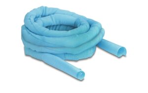 Delock Gewebeschlauch 5mx25mm selbstschliessend, hitzebeständig, blau