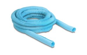 Delock Gewebeschlauch 5mx19mm selbstschliessend, hitzebeständig, blau