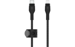 1320928 - Mediatech Belkin BoostCharge ProFlex USB-C-Lightn 1m Silikon schwarz bis 15W