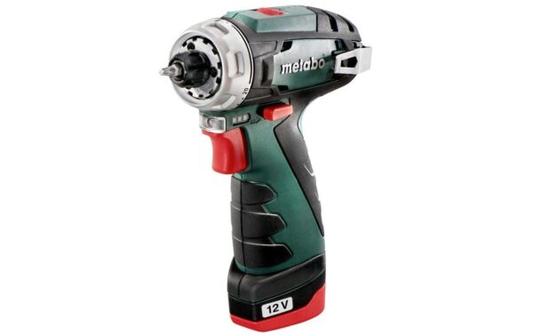 Metabo Akku-Bohrschrauber PowerMaxx 2 x 2.0 Ah im Kunststoff-Koffer