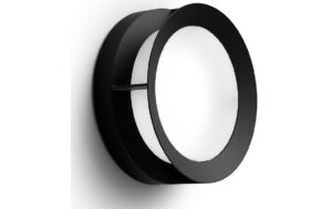 Philips Aussenwandleuchte Actea 12W, 1200lm, 2700K, schwarz