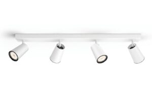 Philips Spot Paisley GU 10, 4x max. 5.5W, weiss