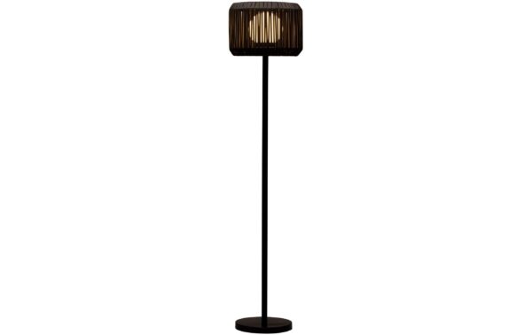 1322361_2 - Mediatech Pauleen Solarstehleuchte Sunshine Elegance Outdoor, Schwarz Polyrattan