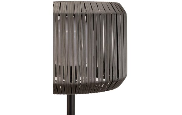 1322361_4 - Mediatech Pauleen Solarstehleuchte Sunshine Elegance Outdoor, Schwarz Polyrattan