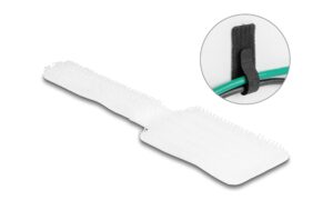 Delock Mini Klett-Kabelhalter, 10 Stück L 90mm x B 24mm, selbstklebend, weiss kaufen Schweiz | Mediatech.ch