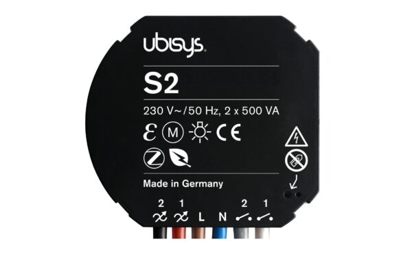1325741 - Mediatech ubisys ZigBee Leistungsschalter S2 Für Unterputzmontage kaufen Schweiz | Mediatech.ch