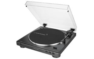 Audio-Technica AT-LP60XBK Black Stereo-Plattenspieler, Riemenantrieb
