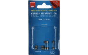 Max Hauri Feinsicherung 10A 5x20mm träge, 5 Stk.