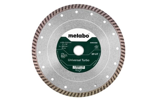 1331008 - Mediatech Metabo Diamant-Trennscheibe 230 mm SP-UT Universal Turbo kaufen Schweiz | Mediatech.ch