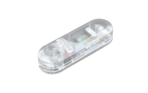 ELBRO Universal-Schnur-Tastdimmer 230V, 50Hz, IP20, 97x31x28mm, transparent