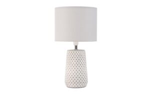 Pauleen Pretty Purity Tischleuchte max. 20W E14 Weiss/Grau 230V