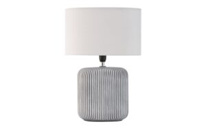 Pauleen Pure Shine Tischleuchte max. 20W E14 Grau/Weiss 230V