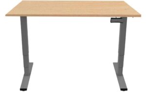 Contini Tisch höhenverstellbar Ahorn Tischplatte 1.6x0.8m / Gestell Dunkelgrau kaufen Schweiz | Mediatech.ch