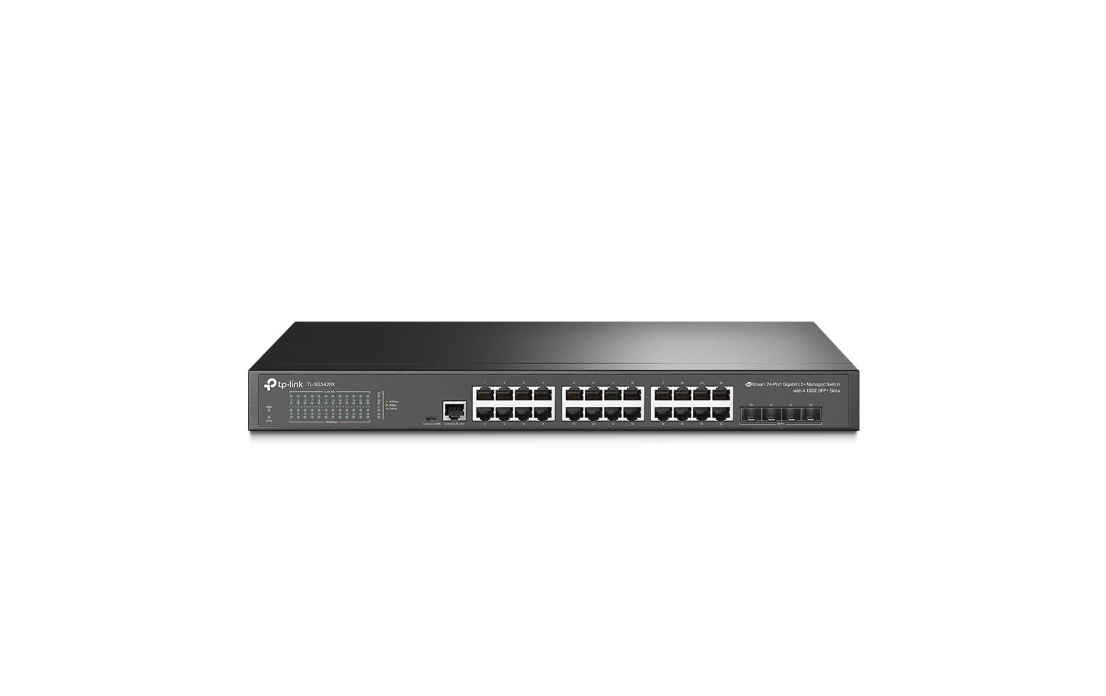 1337978 - Mediatech TP-Link TL-SG3428X: 28 Port Managed Switch 24xGE, 4xSFP+ 10GE, Layer2 kaufen Schweiz | Mediatech.ch