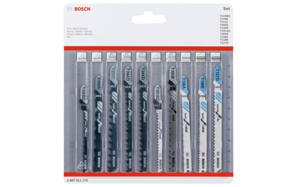 1338103 - Mediatech Bosch Professional Stichsägeblatt-Set Wood& Metal, 10-tlg.