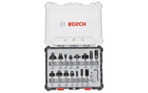 Bosch Professional 15-teiliges Fräser-Set 6-mm-Schaft