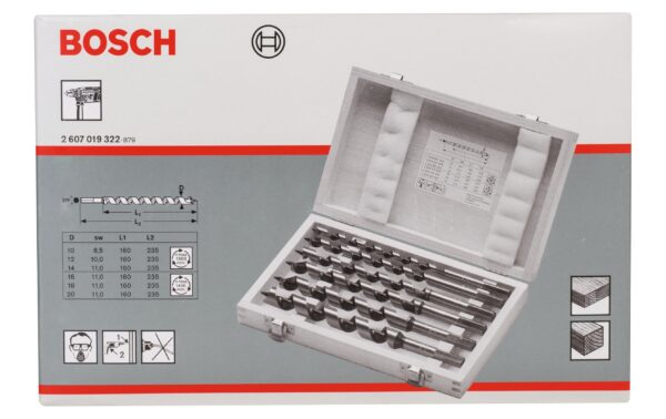 Bosch Professional Holzschlangenbohrer 6-tlg.