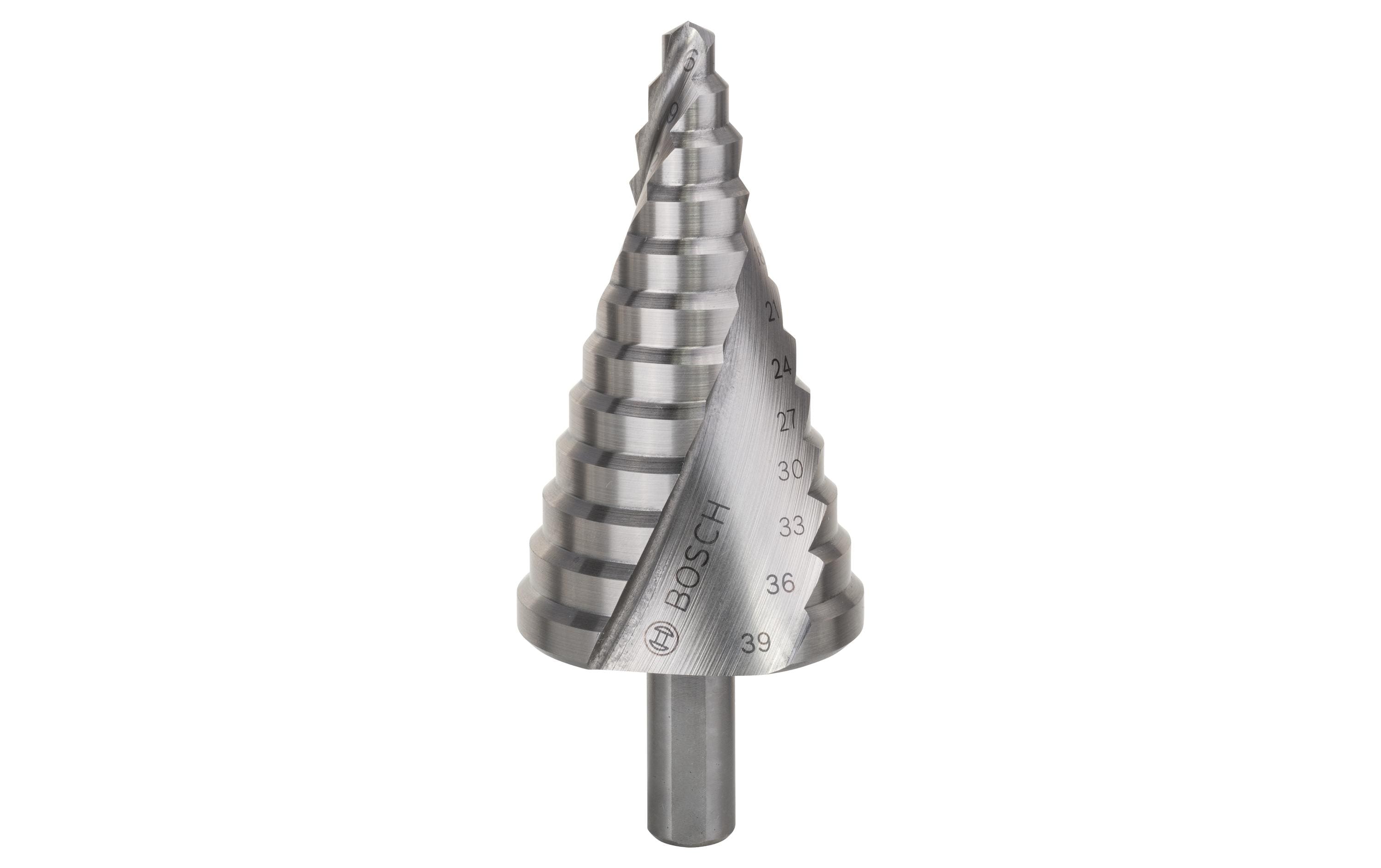 1338370 - Mediatech Bosch Professional Stufenbohrer HSS 6 - 39 mm, 10,0 mm, 93,5 mm