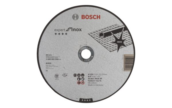 1338375 - Mediatech Bosch Professional Trennscheibe gerade Expert for Inox, 230 mm, 2,0 mm