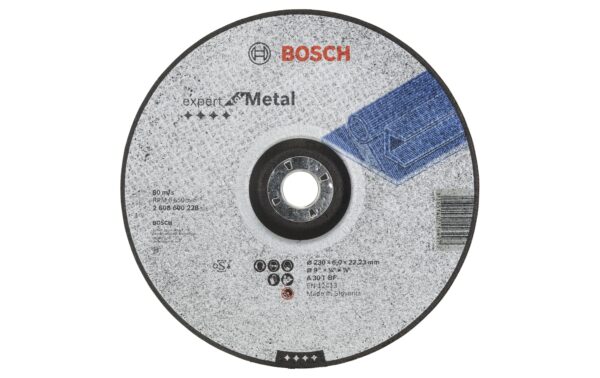 1338380 - Mediatech Bosch Professional Schruppscheibe gekröpft Expert for Metal, 230 mm, 6,0 mm