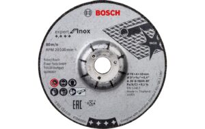 Bosch Professional Schruppscheibe Expert for Inox, 76 mm