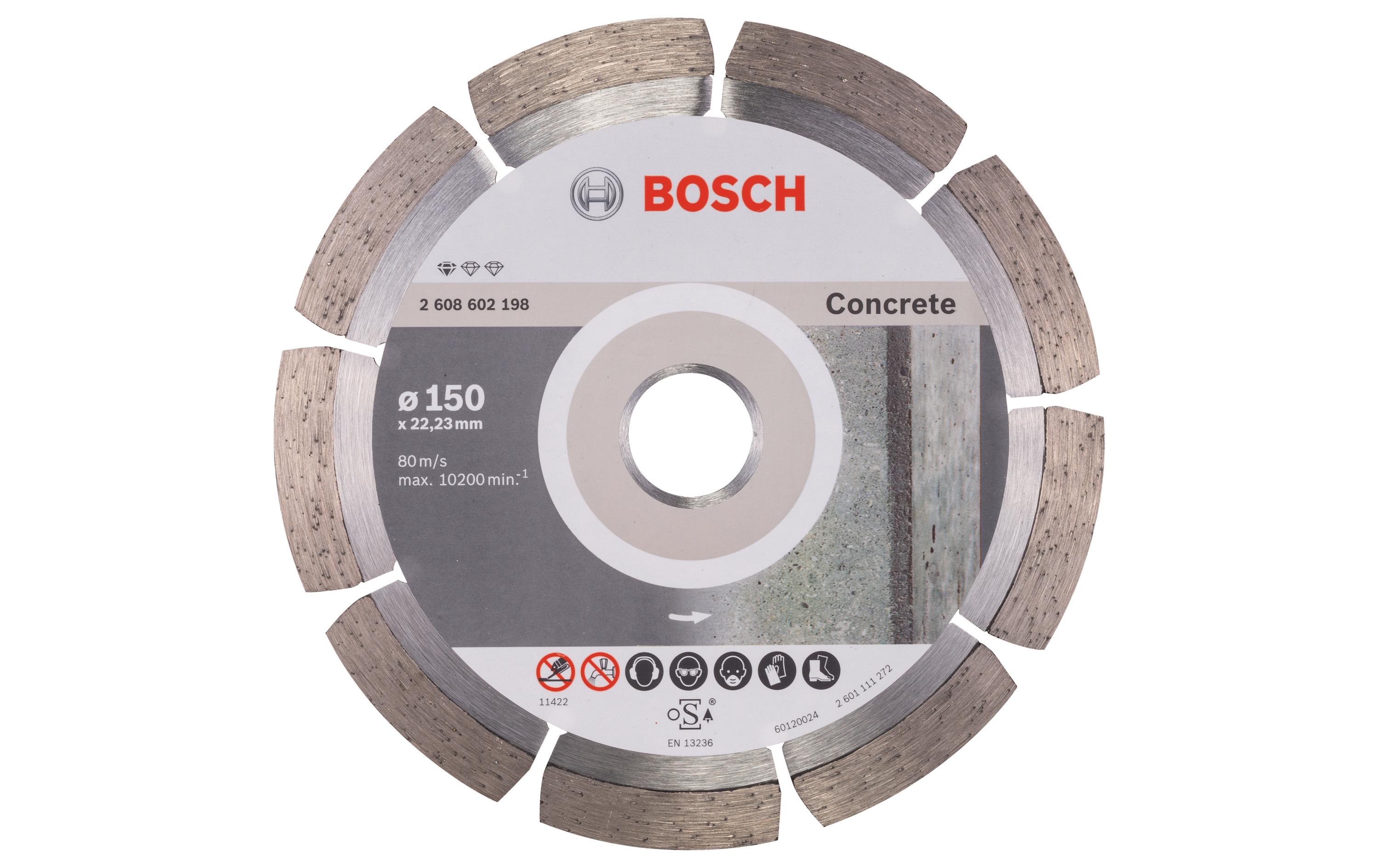 1338403 - Mediatech Bosch Professional Diamanttrennscheibe Standard for Concrete, 150 x 2 x 10 mm kaufen Schweiz | Mediatech.ch