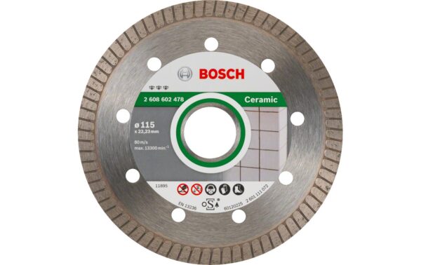1338413 - Mediatech Bosch Professional Diamanttrennscheibe Best for Ceramic, 115 x 1,4 x 7 mm