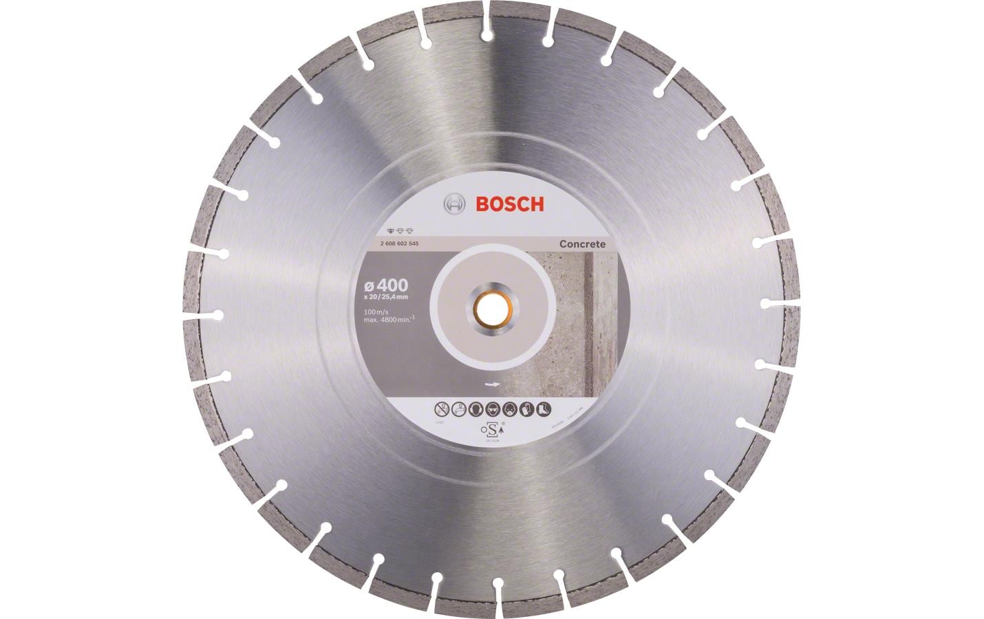 1338421 - Mediatech Bosch Professional Diamanttrennscheibe Standard for Concrete, 400x20/25,40x3,2x10