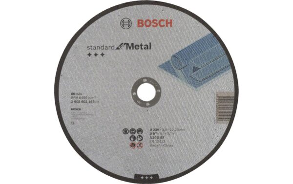 Bosch Professional Trennscheibe gerade Standard for Metal, 230x22,23x3,0 mm