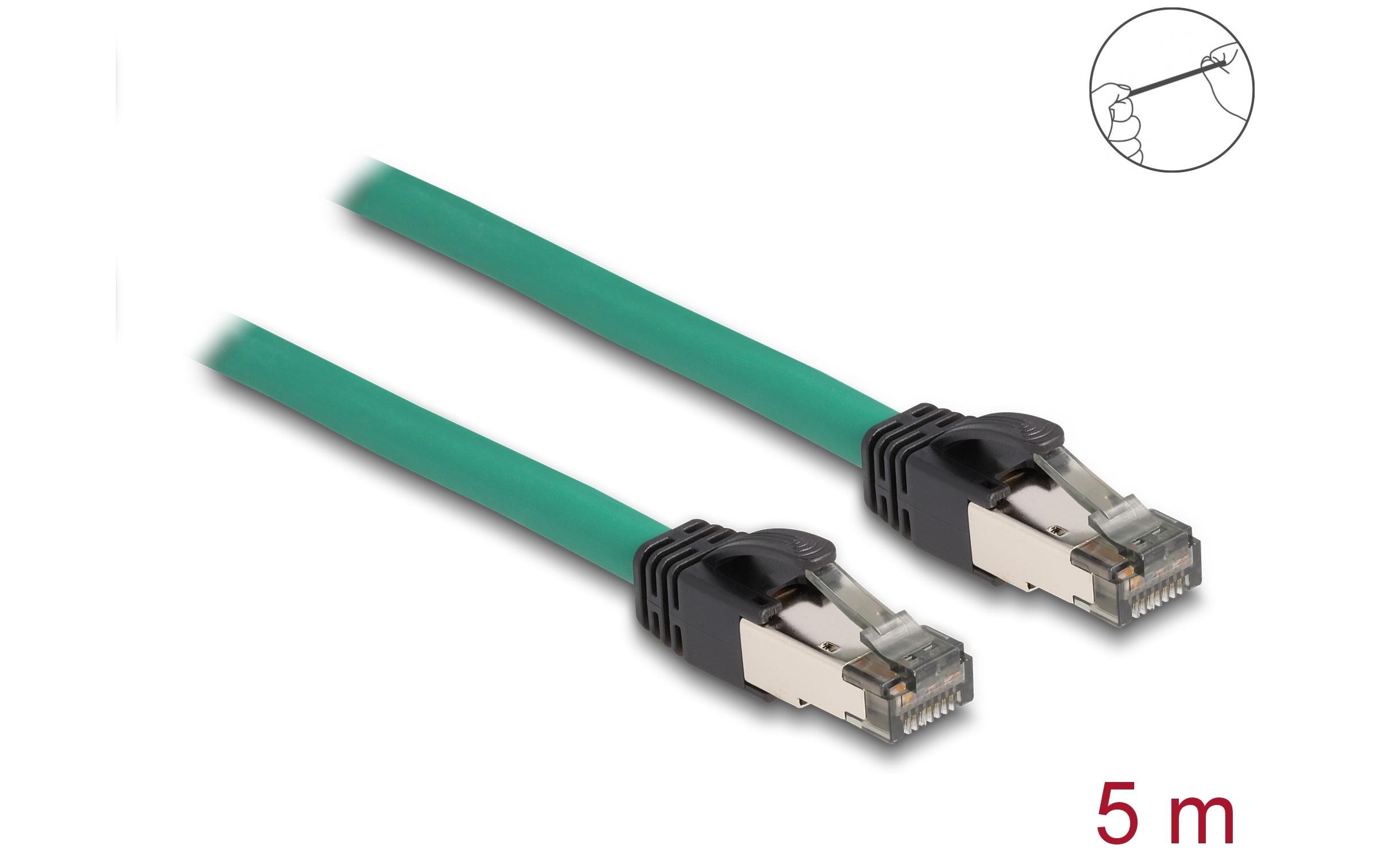 1338459_2 - Mediatech Delock Netzwerkkabel RJ45 PROFINET SF/UTP, 5m, grün