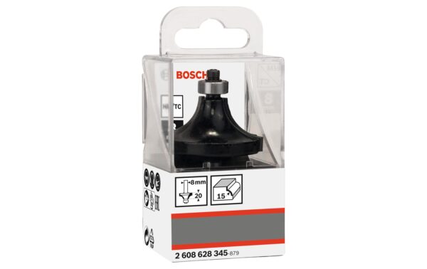 Bosch Professional Abrundfräser R1 15mm, L 22mm, G 66mm