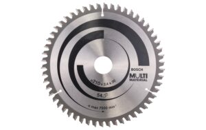 Bosch Professional Kreissägeblatt Multi Material, 210x30x2,4mm 54