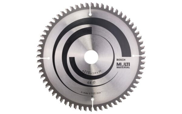 1338608 - Mediatech Bosch Professional Kreissägeblatt Multi Material, 235x30/25x2,4mm 64