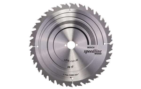 1338623 - Mediatech Bosch Professional Kreissägeblatt Speedline Wood, 315x30x3,2mm, 28