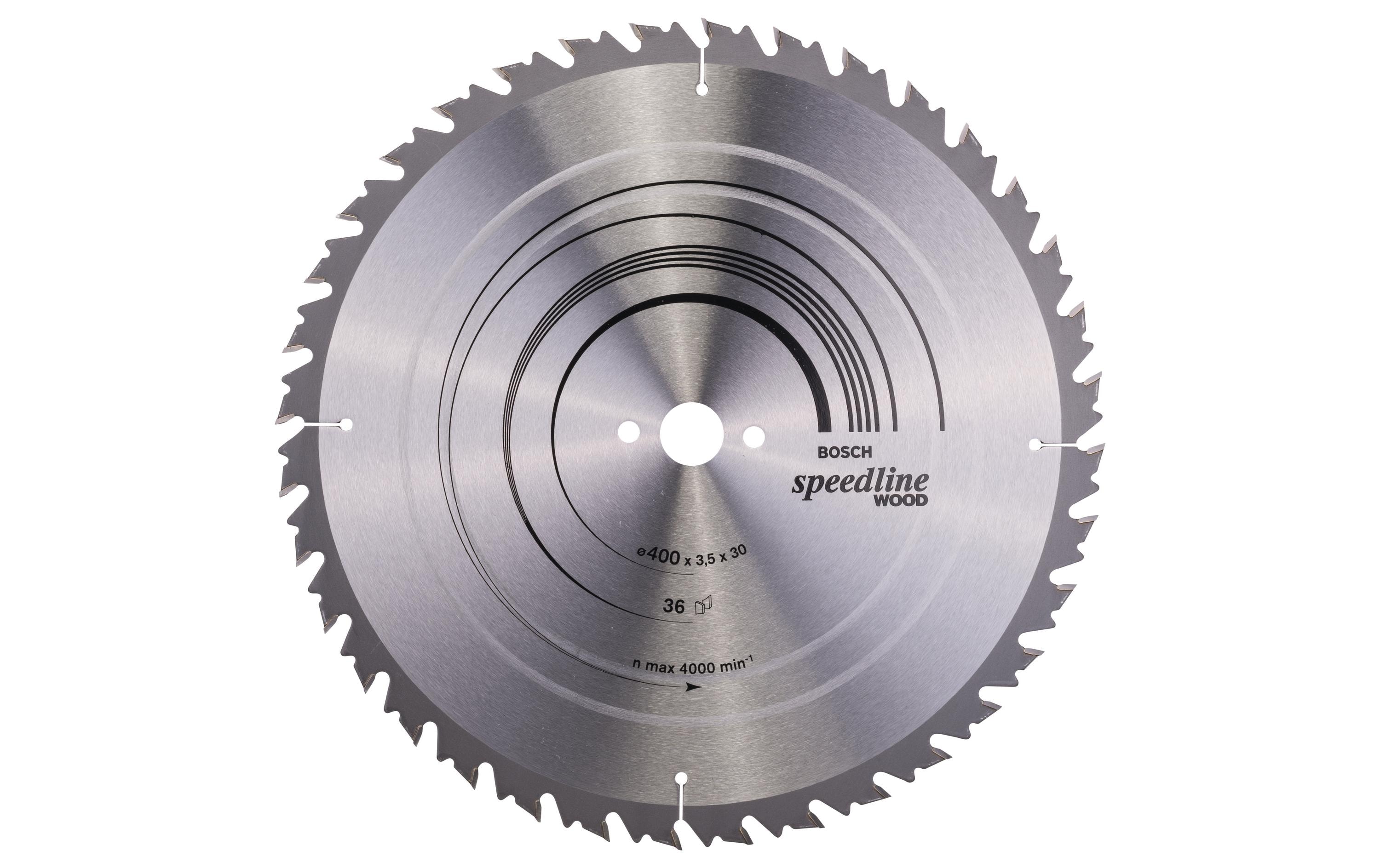 Bosch Professional Kreissägeblatt Speedline Wood, 400x30x3,5mm, 36
